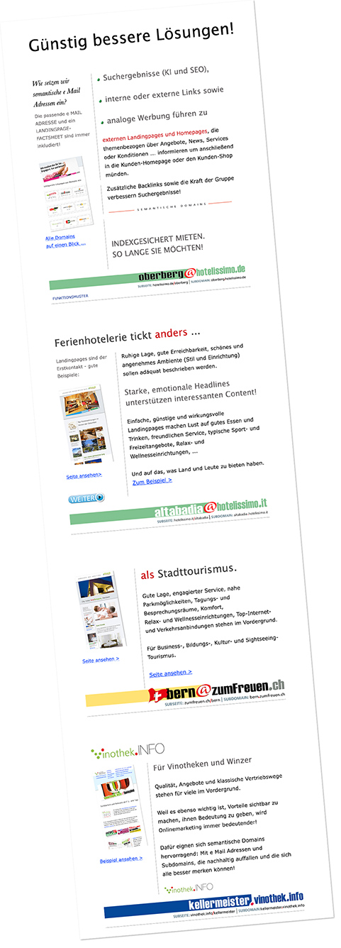 landingpage muster